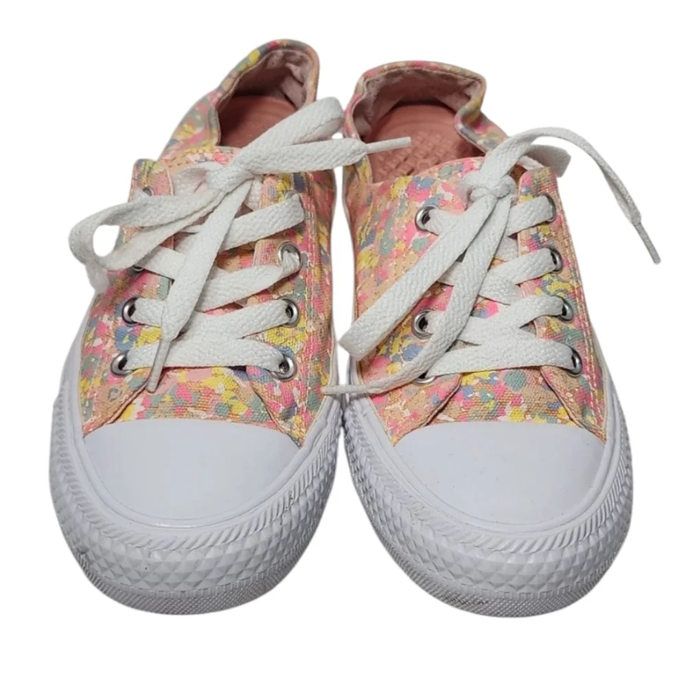 Converse Sneakers Womens 6.5 Coral Ox Sunset Glow Low Top Shoes Chuck Taylor - Picture 3 of 16